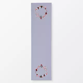 Tischläufer Ribbonkranz Blau