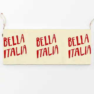 Bankauflage Red Bella Italia