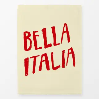 Geschirrtücher Red Bella Italia