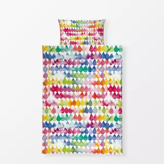 Bettwäsche Aquarell Frühling Tropfen