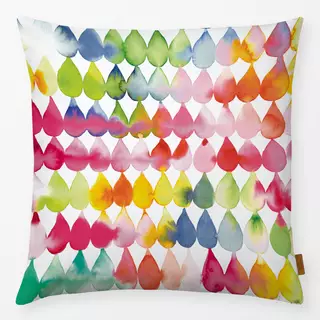 Kissen Aquarell Frühling Tropfen