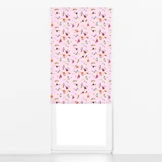 Raffrollo Cocktails Pattern Rosa