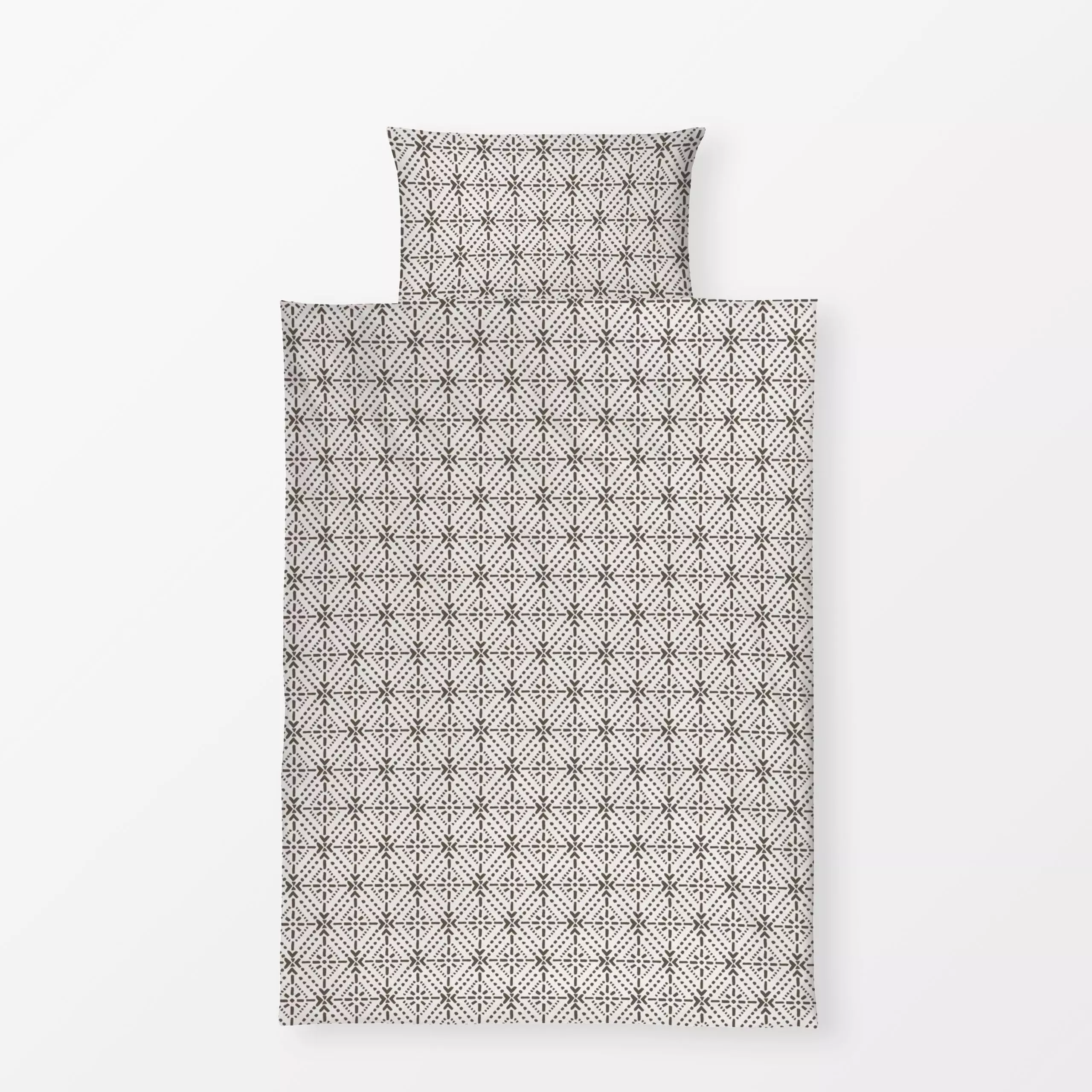 Bettwäsche boho summer geometric - Sommer, Symbole & Muster - von „Vivian Hasenclever"; boho, kleingemustert, Geometrisch, n...