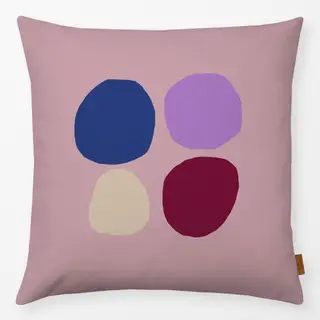 Kissen Frühling Steine rosa