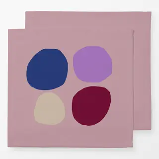 Servietten Frühling Steine rosa