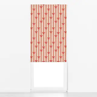 Raffrollo MerryBow Noel Red
