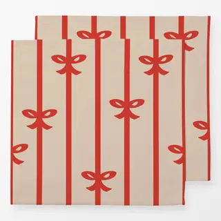 Servietten MerryBow Noel Red
