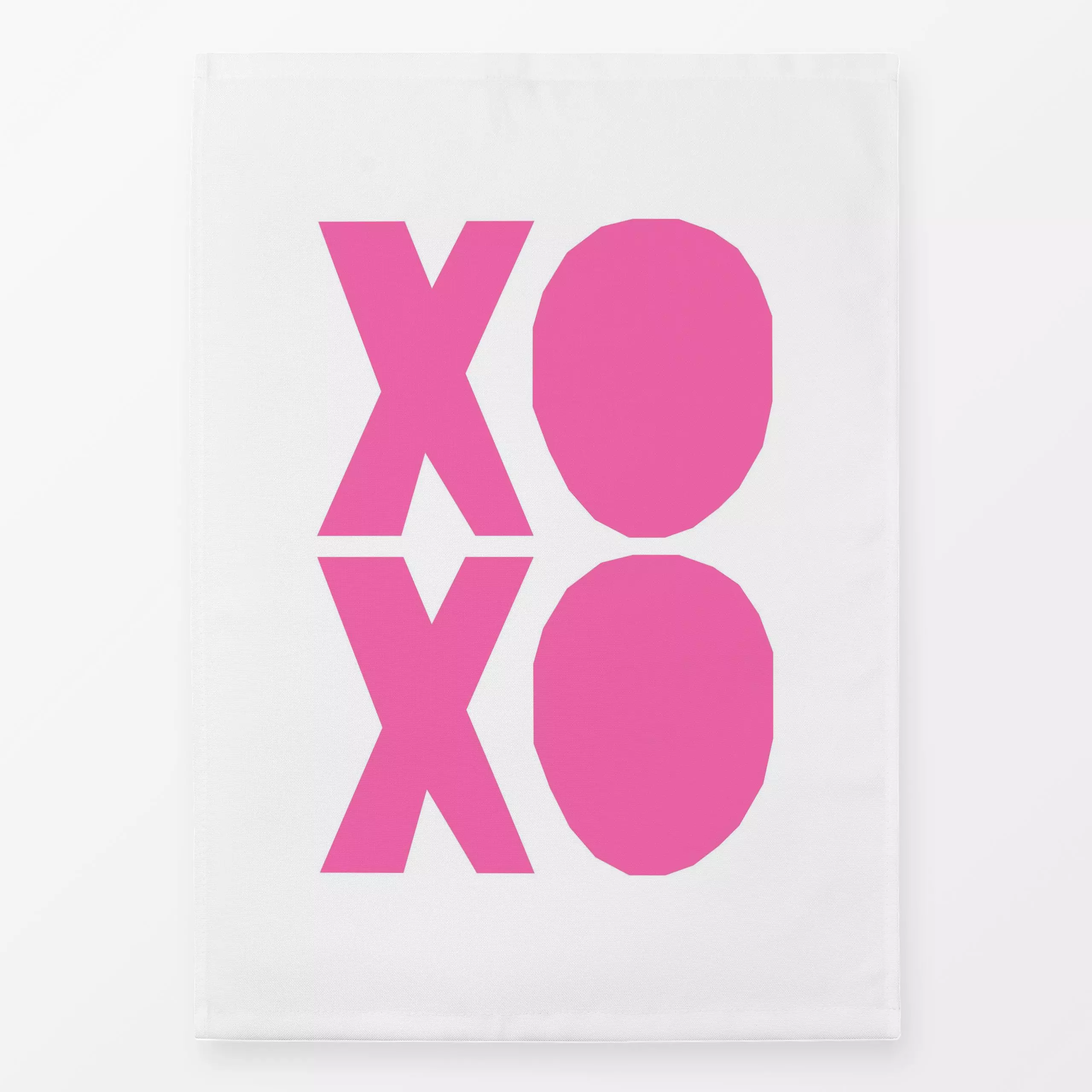 Geschirrtücher XOXO - Liebe, Romantik & Pride, Sprüche & Schriftzüge - von „Lisa Jasmin Bauer"; Liebe, typografie, pink, typ...