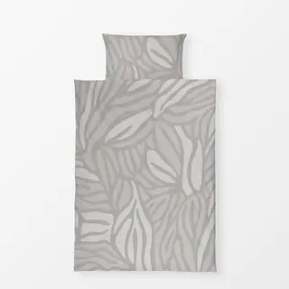 Bettwäsche Stylized Foliage Grey