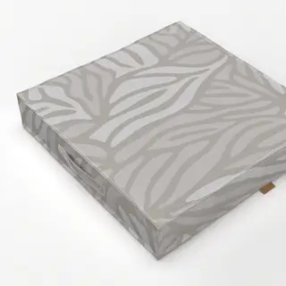 Bodenkissen Stylized Foliage Grey