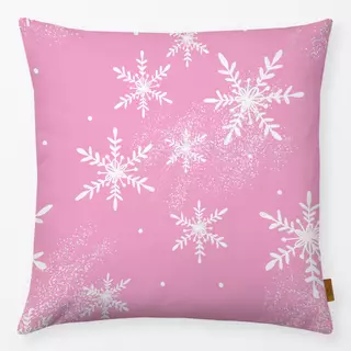 Kissen Let It Snow Pink