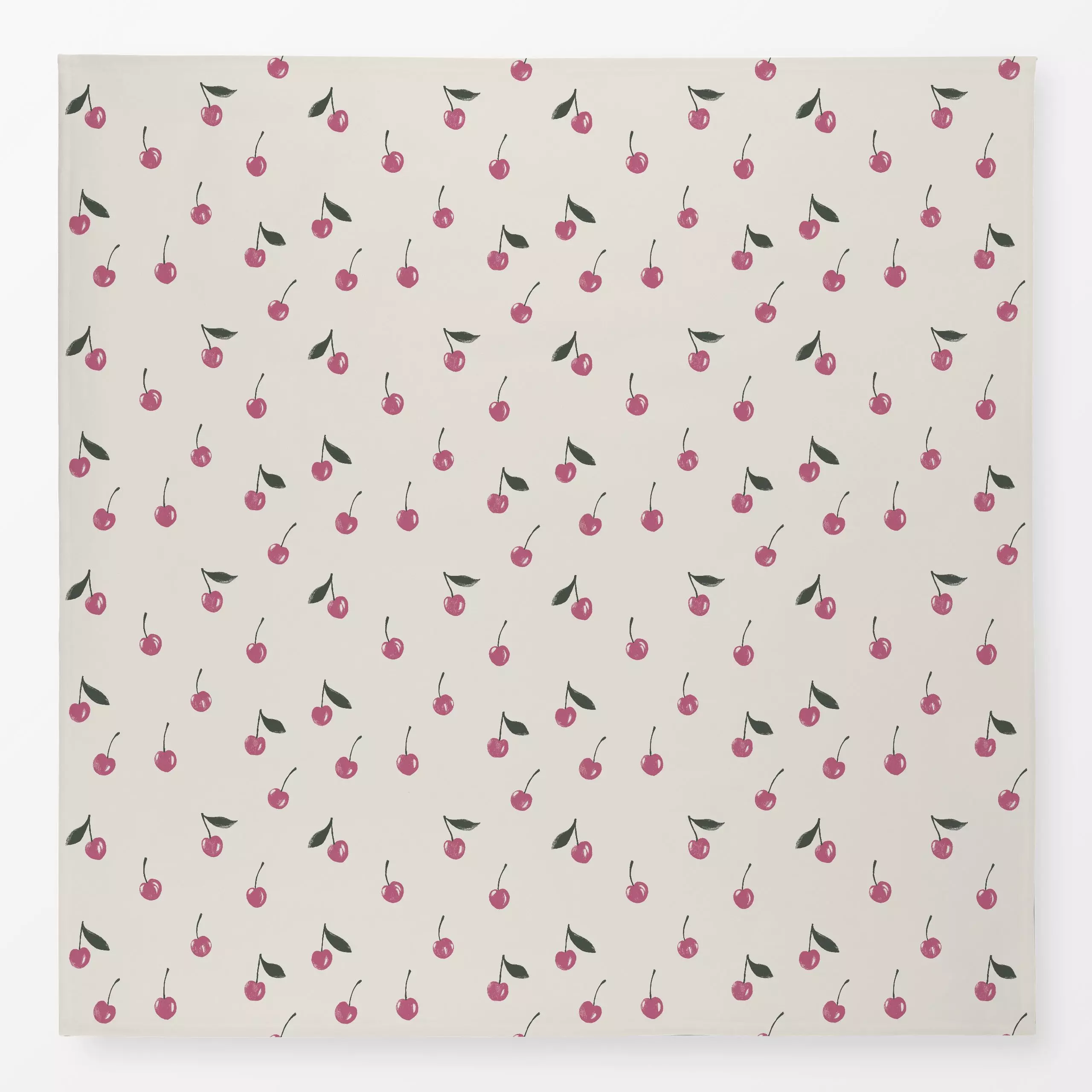 Tischdecke Kirschen klein, Früchte, Sommer, von Studio Kesse