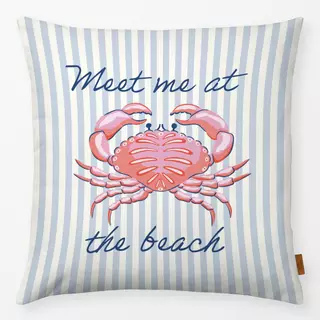 Kissen pink crab