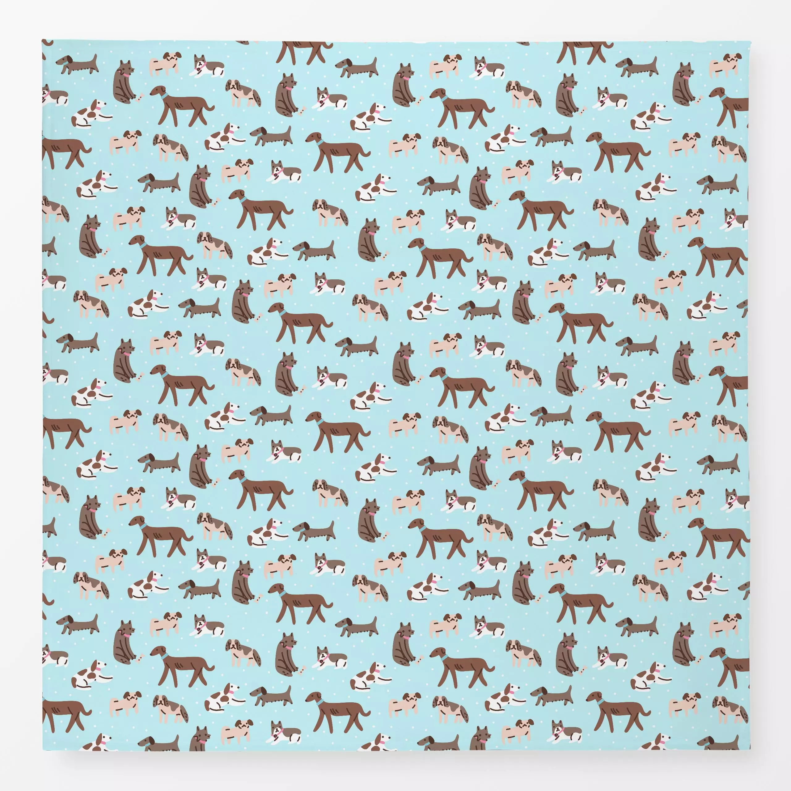 Tischdecke You're My Best Friend - Tiere - von „Sara Maese"; Hund, pattern, dogs, tier