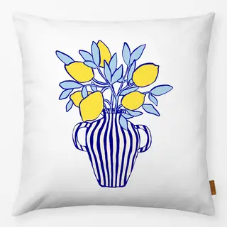 Kissen Vase with Santorini Lemons