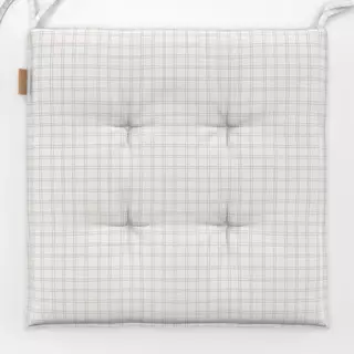 Sitzkissen Minimal Grid Himmelblau