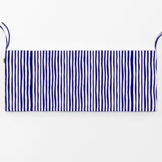 Bankauflage Santorini Blue & White Stripes