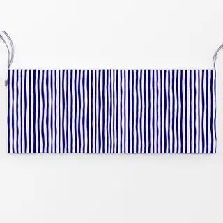 Bankauflage Santorini Blue & White Stripes