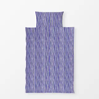 Bettwäsche Santorini Blue & White Stripes