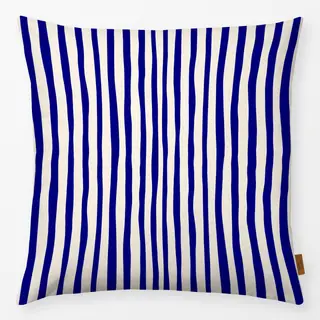 Kissen Santorini Blue & White Stripes