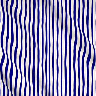 Meterware Santorini Blue & White Stripes