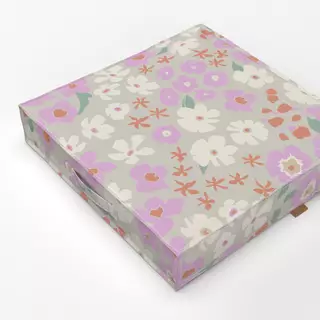 Bodenkissen Blumengarten rosa beige