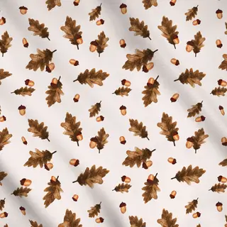 Meterware Soft Oak Leaves