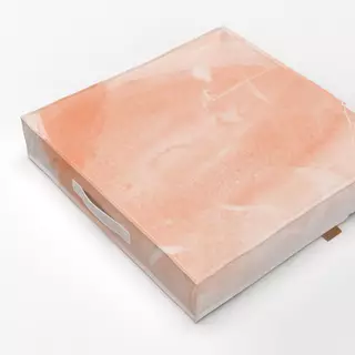 Bodenkissen Brush strokes peach 1
