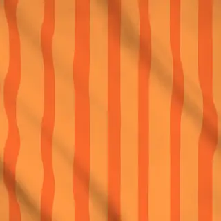 Meterware Streifen koralle orange