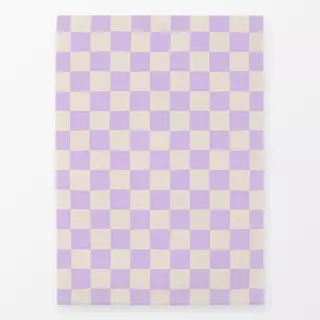 Geschirrtücher Chess Pattern lilac white