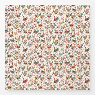 Tischdecke Glücklicher Hühnerhof