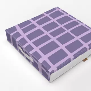 Bodenkissen Picknick lila