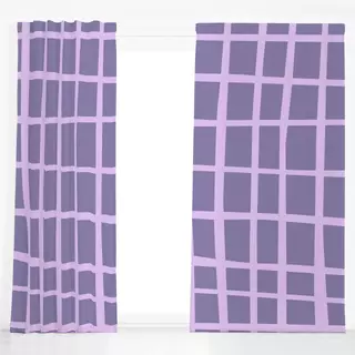 Dekovorhang Picknick lila