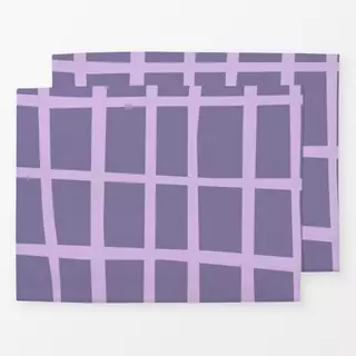 Tischset Picknick lila