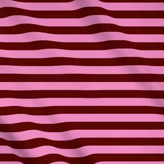 Meterware Bordeaux Pink Blockstreifen