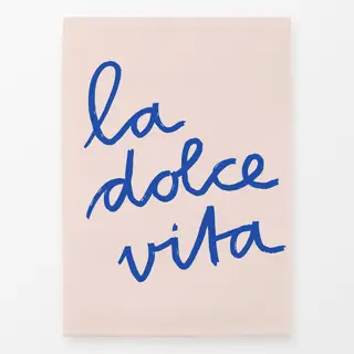 Geschirrtücher La Dolce Vita Blau Wendekissen