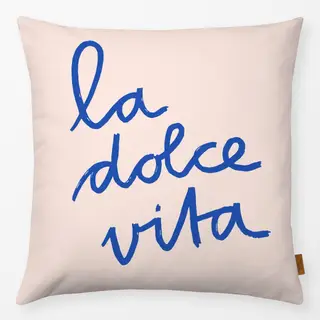 Kissen La Dolce Vita Blau Wendekissen