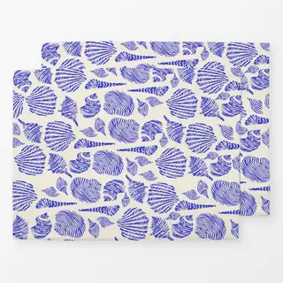 Tischset Muschelsammlung