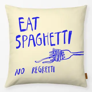 Kissen Eat Spaghetti - No Regretti!