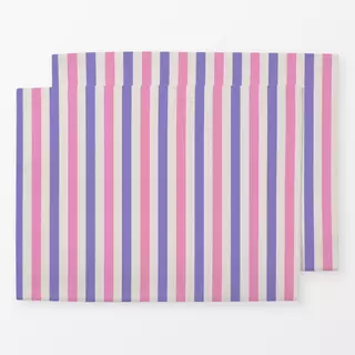 Tischset Stripes Babypink Violett