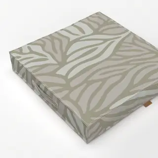 Bodenkissen Stylized Foliage Grey Green