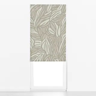 Raffrollo Stylized Foliage Grey Green