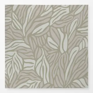 Tischdecke Stylized Foliage Grey Green