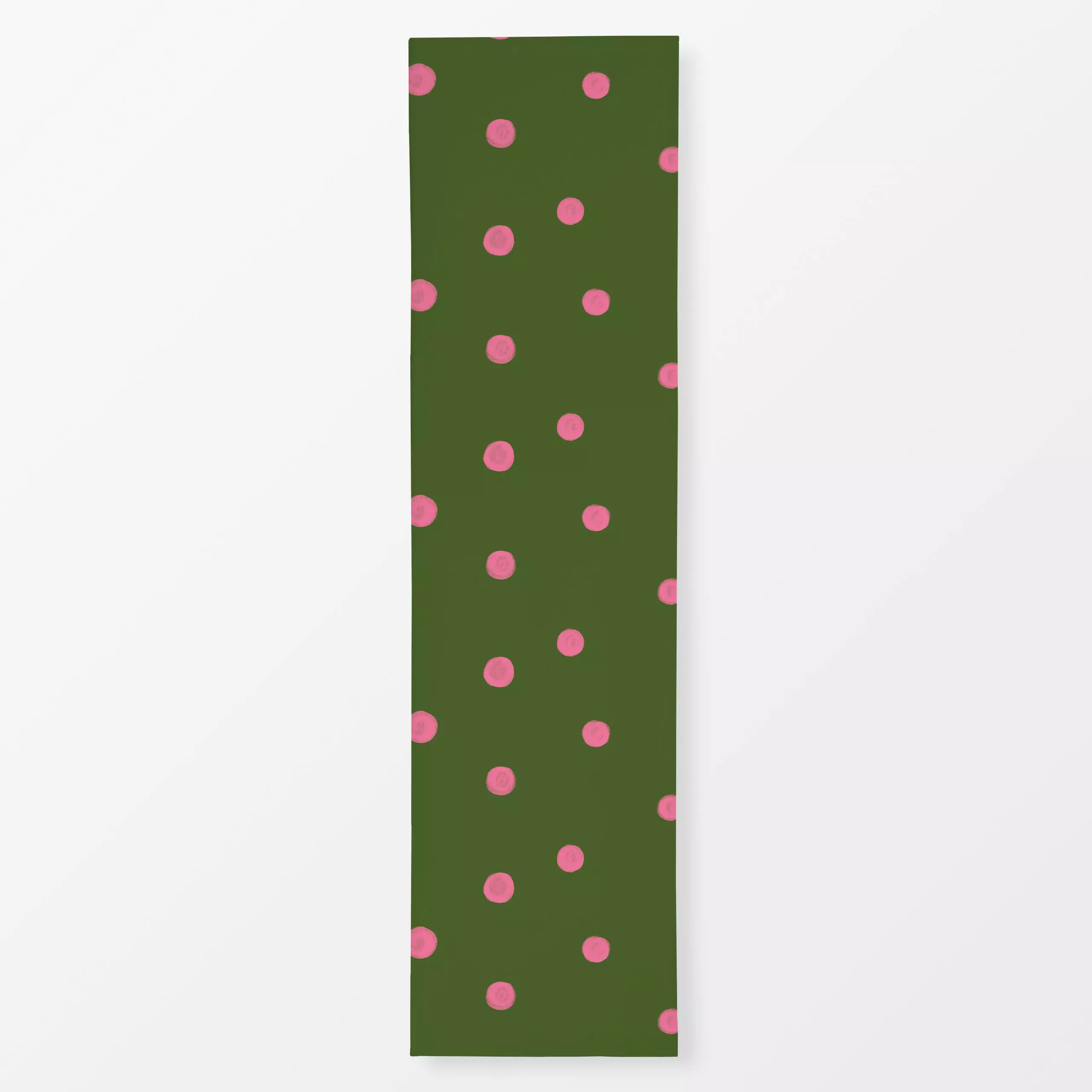 Tischläufer Punkte Allover Grün, gemustert, von Kruth Design