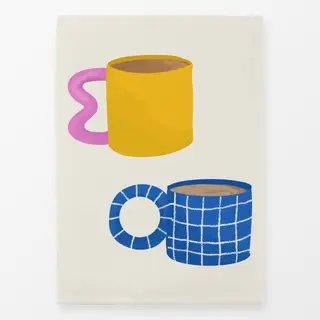 Geschirrtücher Kaffeetassen Dopamine