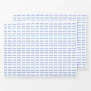 Tischset Himmelblau mini stripes