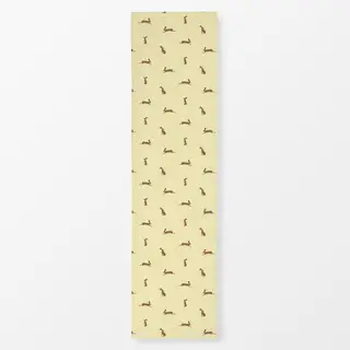 Tischläufer Hasen Muster Vichy gelb