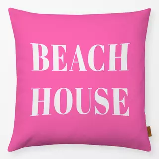 Kissen Beach House hot pink