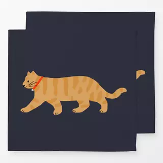 Servietten Rote Tigerkatze