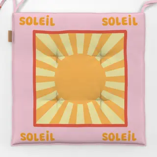 Sitzkissen Soleil Soleil rosa